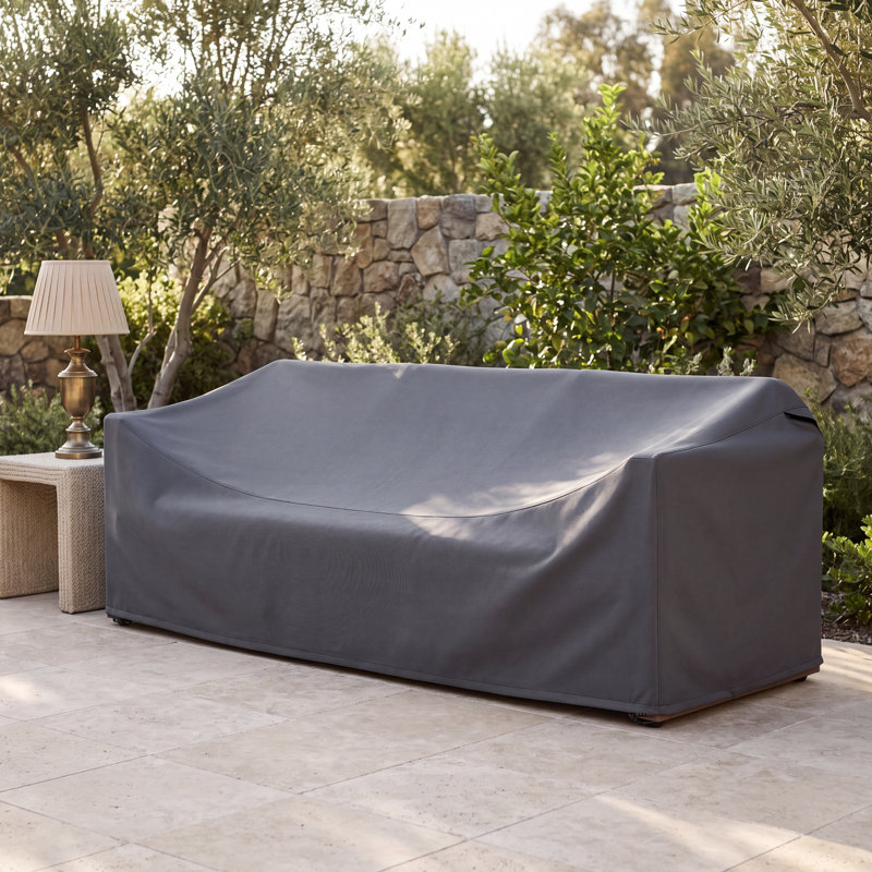 Joss & Main Gavina Wide Rectangle Eucalyptus Patio Sofa Cover
